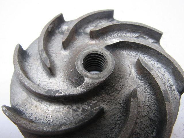 Ruthman Gusher 2440 Pump Impeller 3.5 OD x 47/64" Thick M12-1.75 Threaded Hole