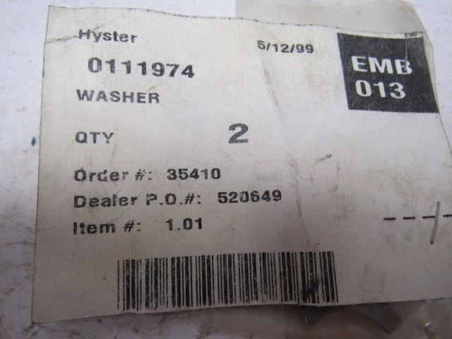 Hyster 111974 Replacement Washer for Forklifts