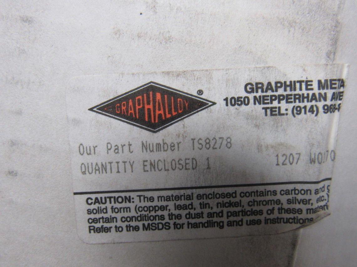 Graphalloy TS8279 3.503" I.D. 4.742" O.D. Graphite Self Lubricating Bearing