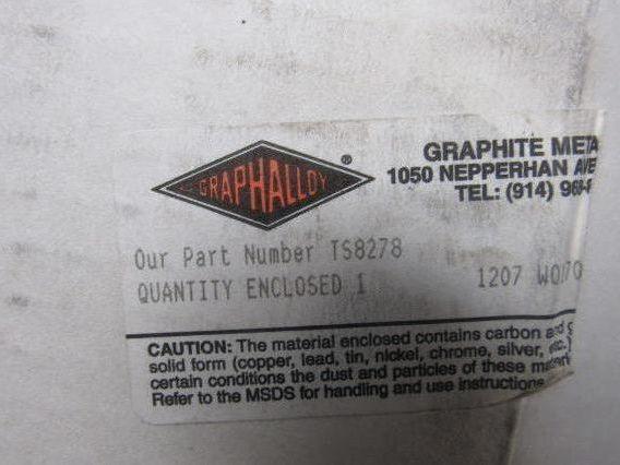 Graphalloy TS8279 3.503" I.D. 4.742" O.D. Graphite Self Lubricating Bearing