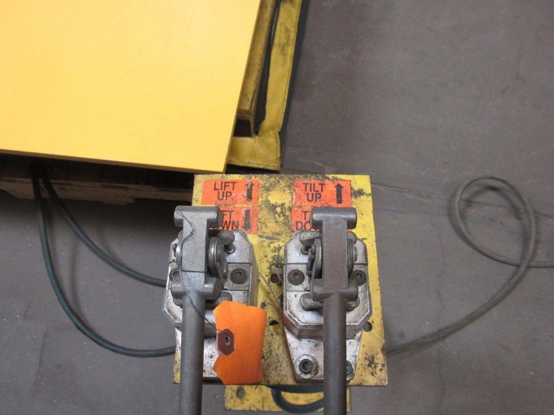 KNIGHT 4000 LB 2 Ton Air Pneumatic Lift & Tilt Table 57x52" Top 35 Deg Tilt