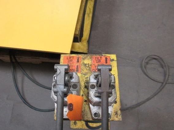 KNIGHT 4000 LB 2 Ton Air Pneumatic Lift & Tilt Table 57x52" Top 35 Deg Tilt