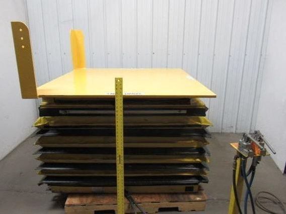 KNIGHT 4000 LB 2 Ton Air Pneumatic Lift & Tilt Table 57x52" Top 35 Deg Tilt