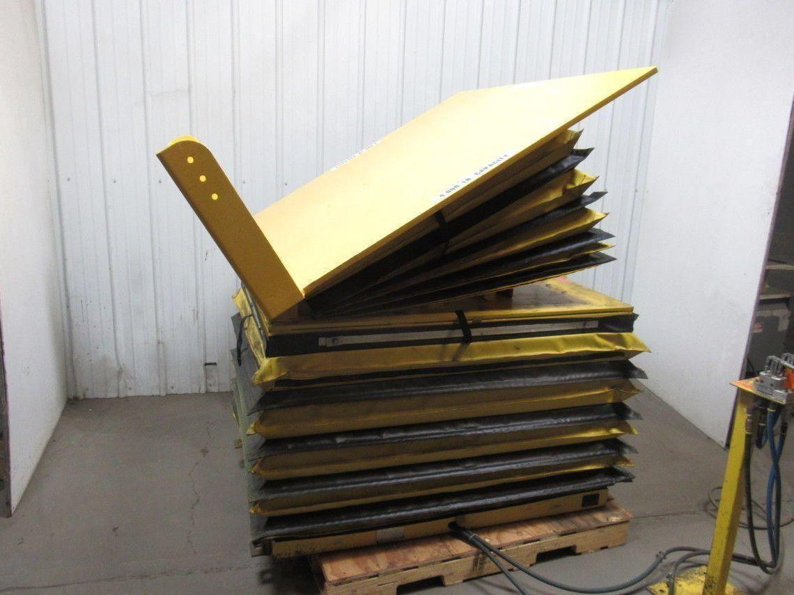 KNIGHT 4000 LB 2 Ton Air Pneumatic Lift & Tilt Table 57x52" Top 35 Deg Tilt