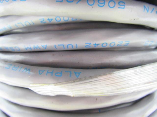Alpha Wire Co 5060/25 20/25 20AWG 300VAC MultiConductor Cable 80 Ft