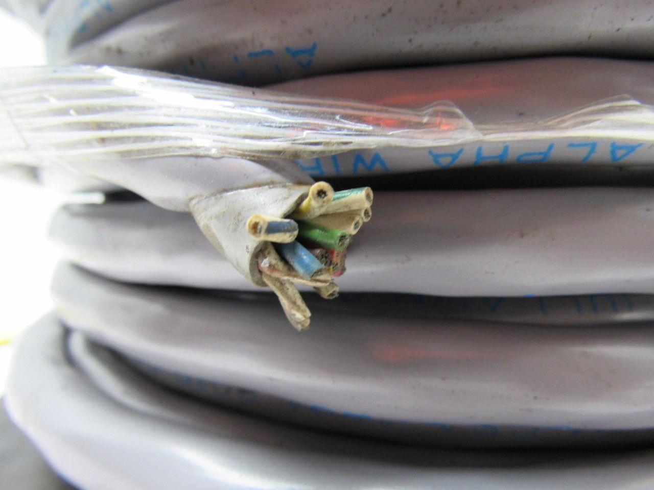 Alpha Wire Co 5060/25 20/25 20AWG 300VAC MultiConductor Cable 80 Ft
