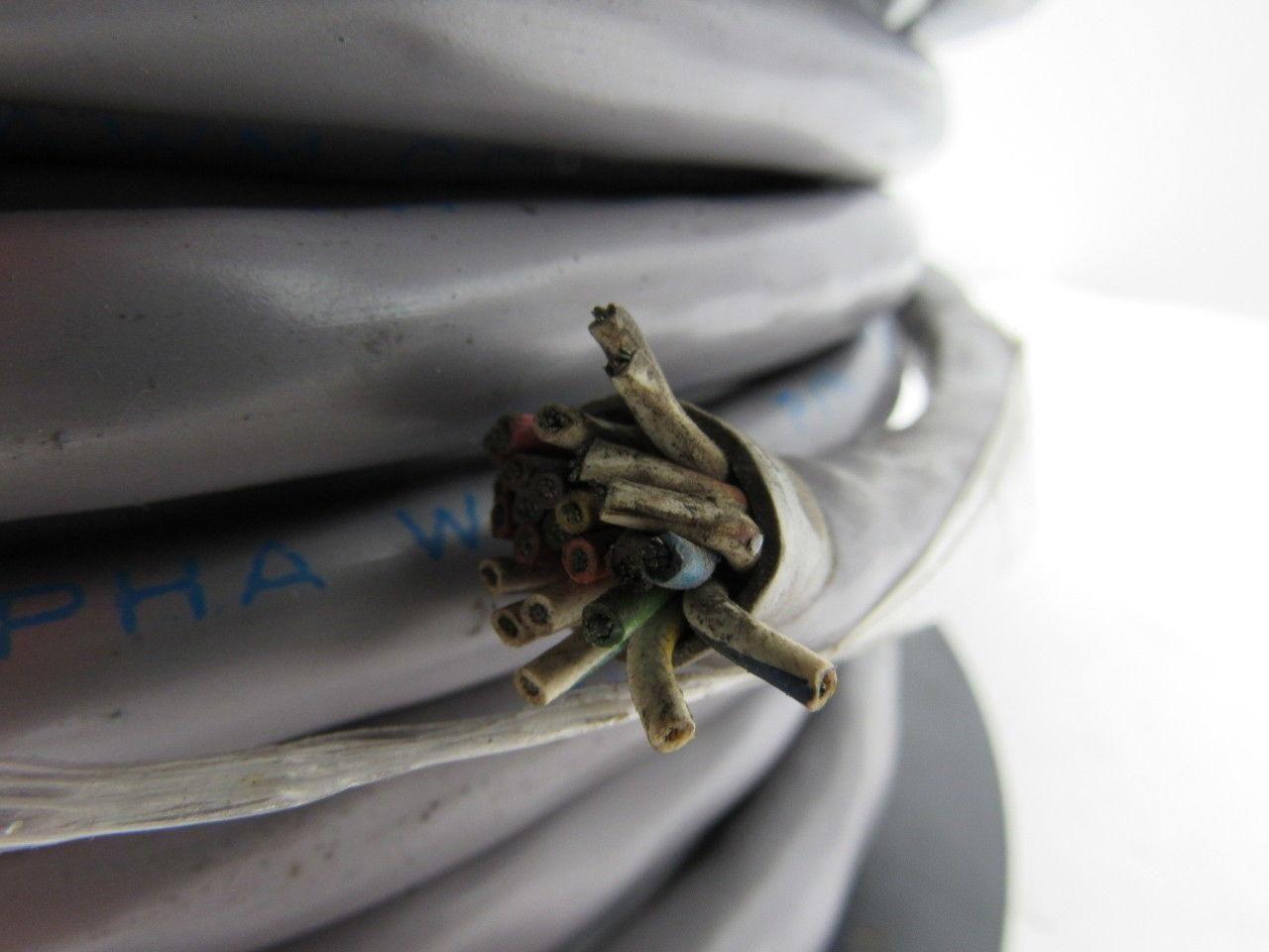 Alpha Wire Co 5060/25 20/25 20AWG 300VAC MultiConductor Cable 80 Ft