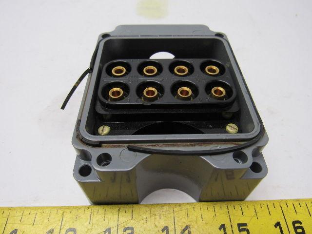 Honeywell 18PA3 Micro Switch Terminal Block Base Receptacle 8 Pole