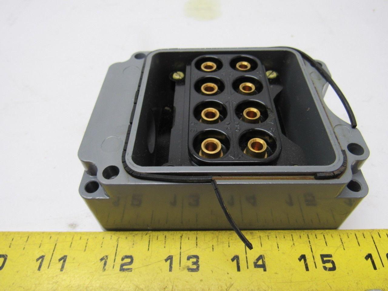 Honeywell 18PA3 Micro Switch Terminal Block Base Receptacle 8 Pole