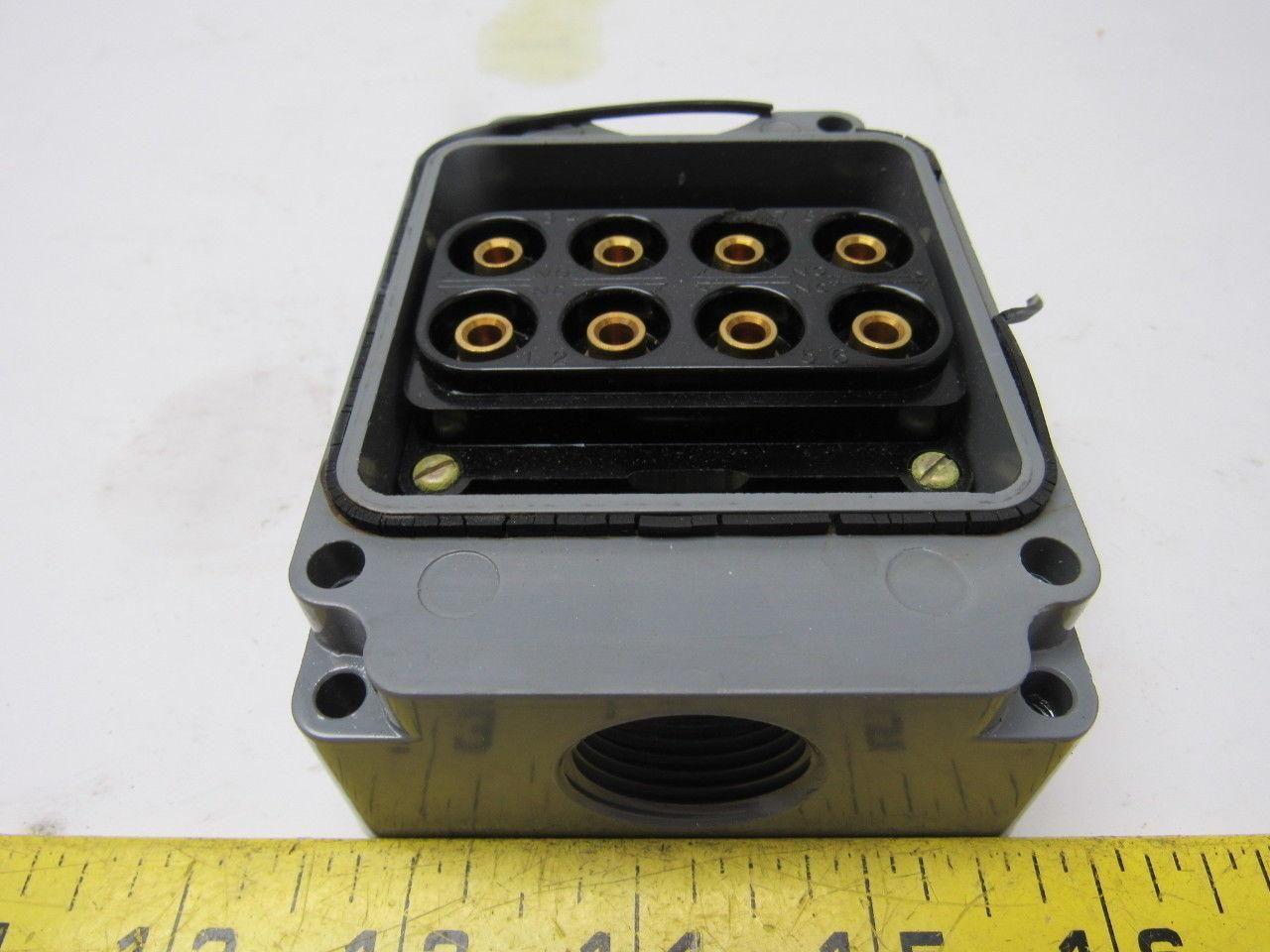 Honeywell 18PA3 Micro Switch Terminal Block Base Receptacle 8 Pole
