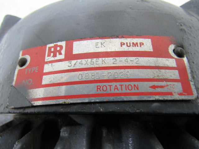 Ingersoll Rand 3/4x5EK 2-4-2 2 HP 230/460V Single Stage Centrifugal Pump Rebuilt