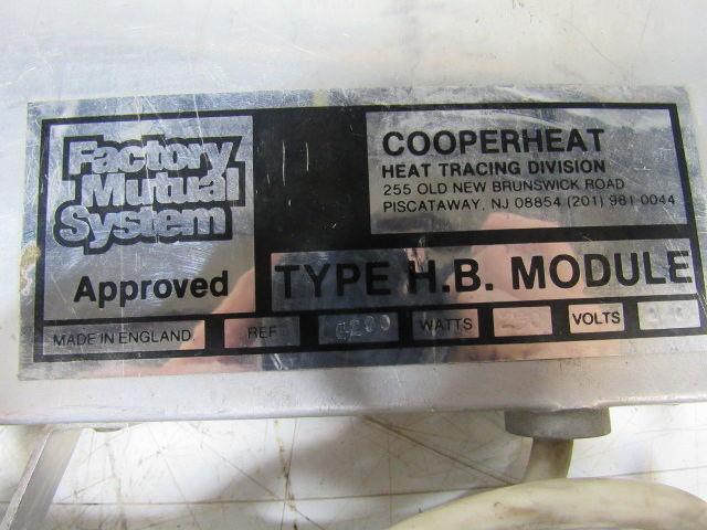 Cooperheat 0G200 Type HB Hopper Heating Module 12" X 18" 240V 250W