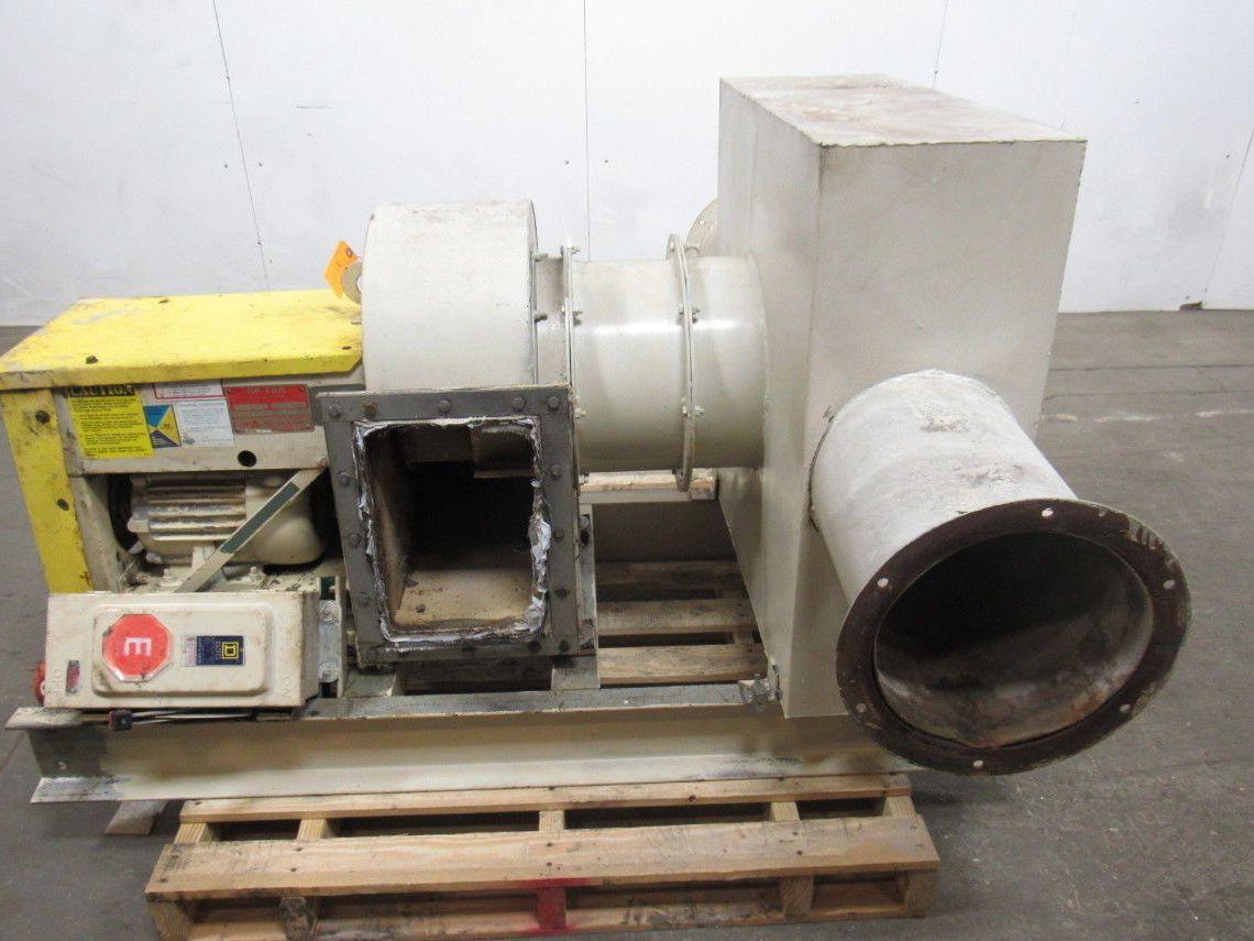 New York Blower Size 122 Gen. Purpose Fan W/ 460V Only Motor Tested!