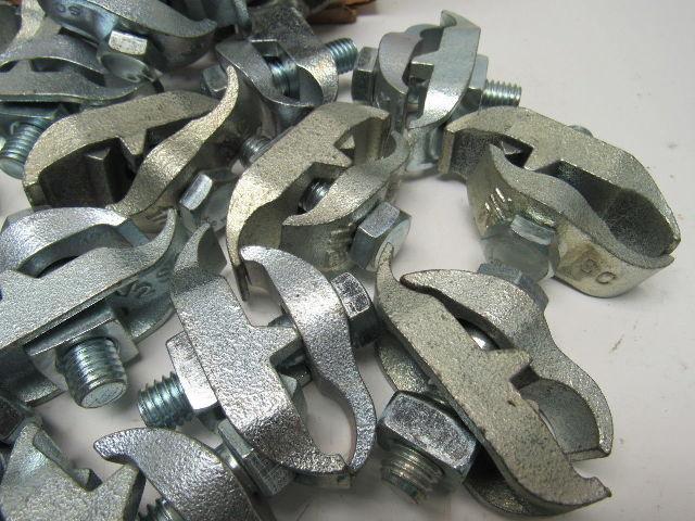 Steel City EC1-1/2" 1/2" Malleable Iron Edge Clamp to Conduit Clamp Lot of 29