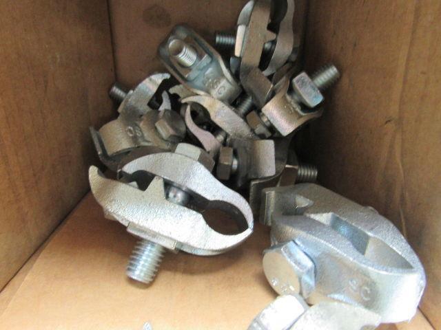 Steel City EC1-1/2" 1/2" Malleable Iron Edge Clamp to Conduit Clamp Lot of 29