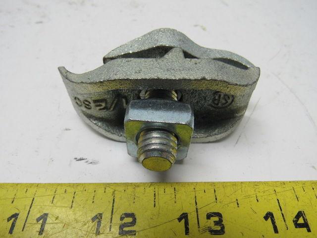 Steel City EC1-1/2" 1/2" Malleable Iron Edge Clamp to Conduit Clamp Lot of 29