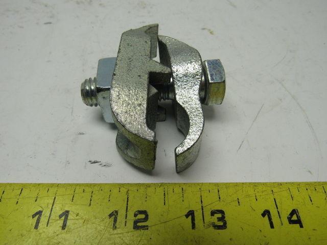 Steel City EC1-1/2" 1/2" Malleable Iron Edge Clamp to Conduit Clamp Lot of 29