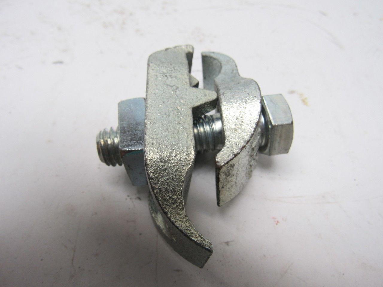 Steel City EC1-1/2" 1/2" Malleable Iron Edge Clamp to Conduit Clamp Lot of 29