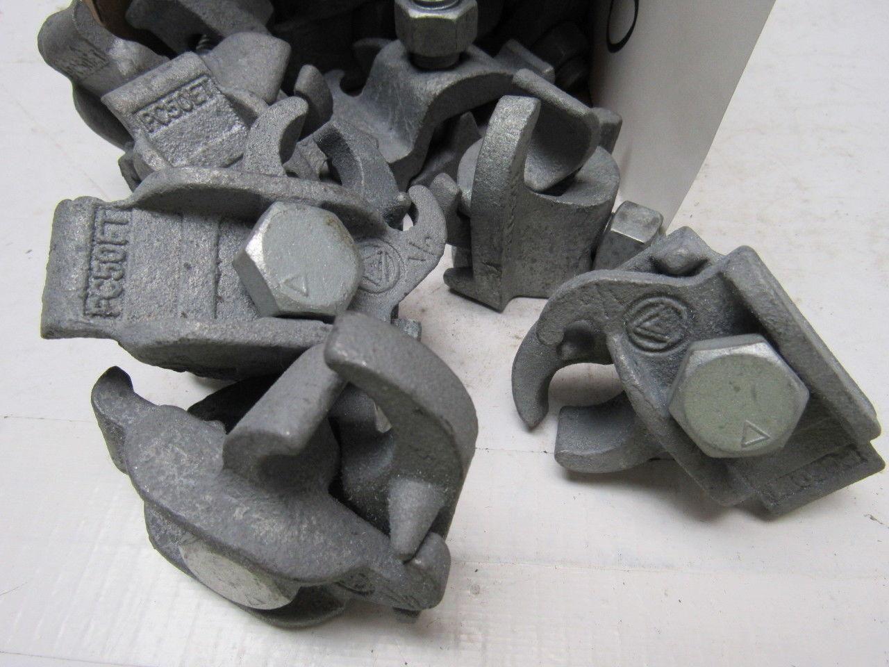 Appleton PC50ET 1/2" Malleable Iron Edge Clamp to Conduit Clamp Lot of 9