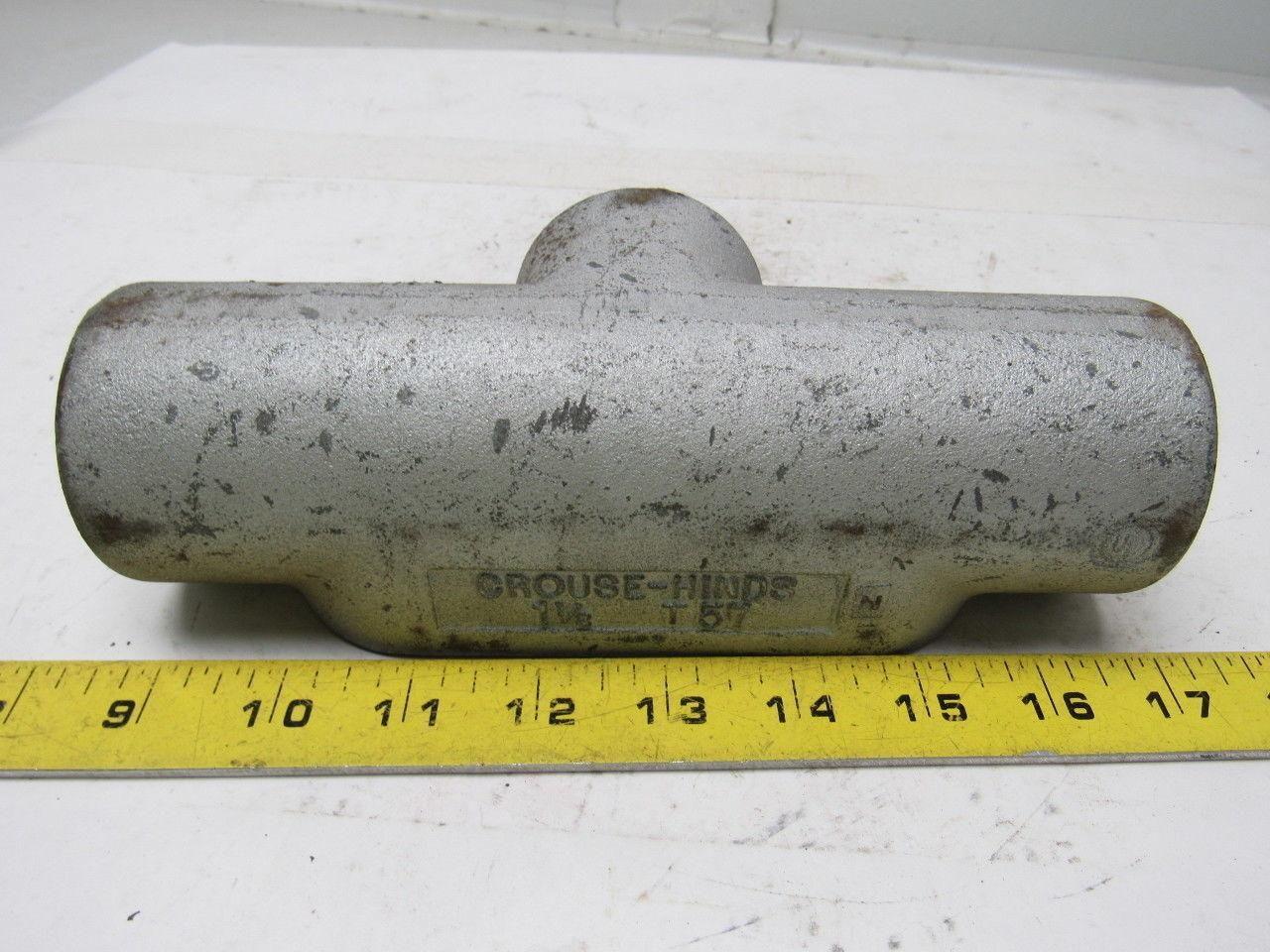Crouse-Hinds T57 1-1/2" Conduit Outlet Body Lot of 8