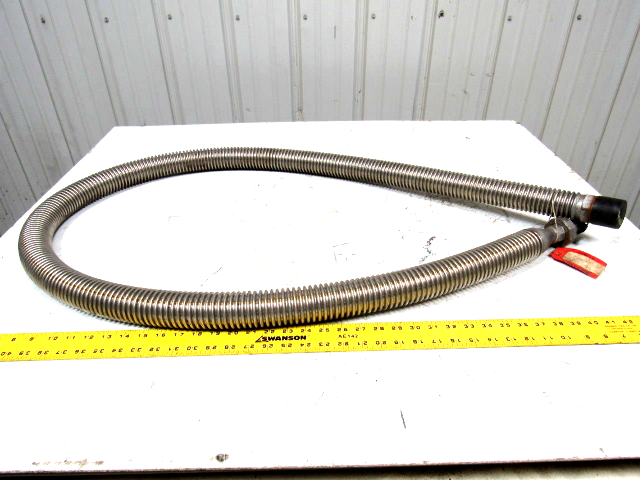 Hose Master SP-FH-11-13 Corrugated Metal Flex Hose Stainless 1-5/8" x 8'
