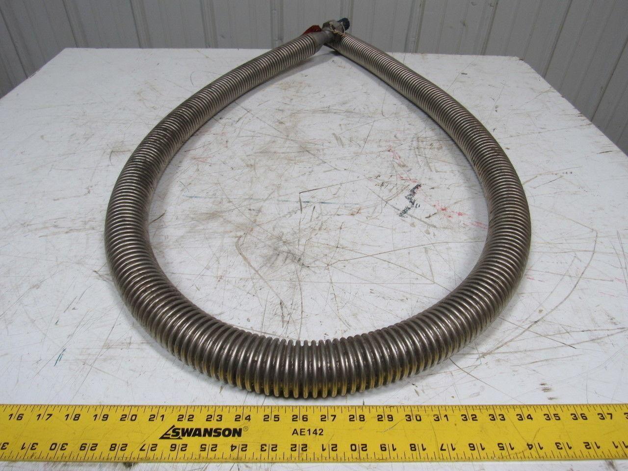 Hose Master SP-FH-11-13 Corrugated Metal Flex Hose Stainless 1-5/8" x 8'