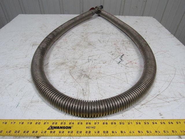 Hose Master SP-FH-11-13 Corrugated Metal Flex Hose Stainless 1-5/8" x 8'