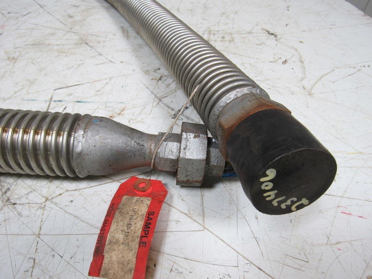 Hose Master SP-FH-11-13 Corrugated Metal Flex Hose Stainless 1-5/8" x 8'