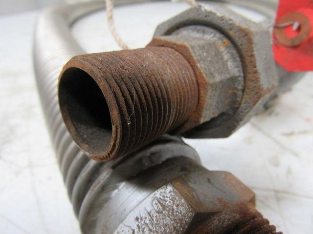 Hose Master SP-FH-11-13 Corrugated Metal Flex Hose Stainless 1-5/8" x 8'