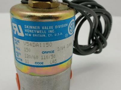SKINNER HONEYWELL V54DA1150 1/8" NPT 120V 150 PSI 3/64 Orifice