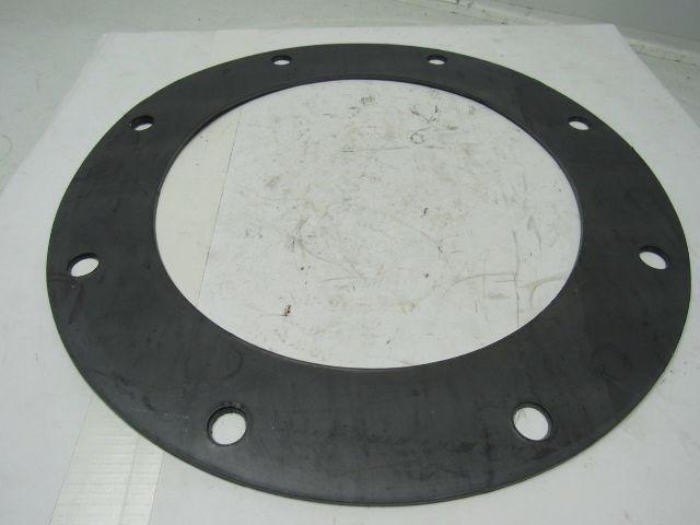 Pipe Flange Gasket 14" I.D. 19" O.D. W/8 Bolt Holes 3/4" Dia. 1/8" Thick