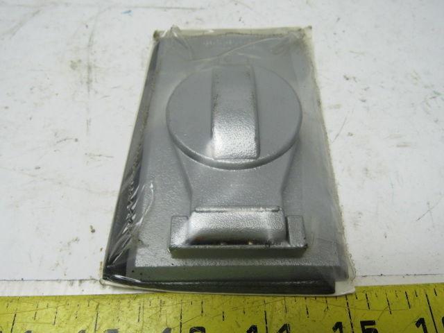 BFW FC-71V Single Receptacle/Switch Cover Plate Grey Lot of 6