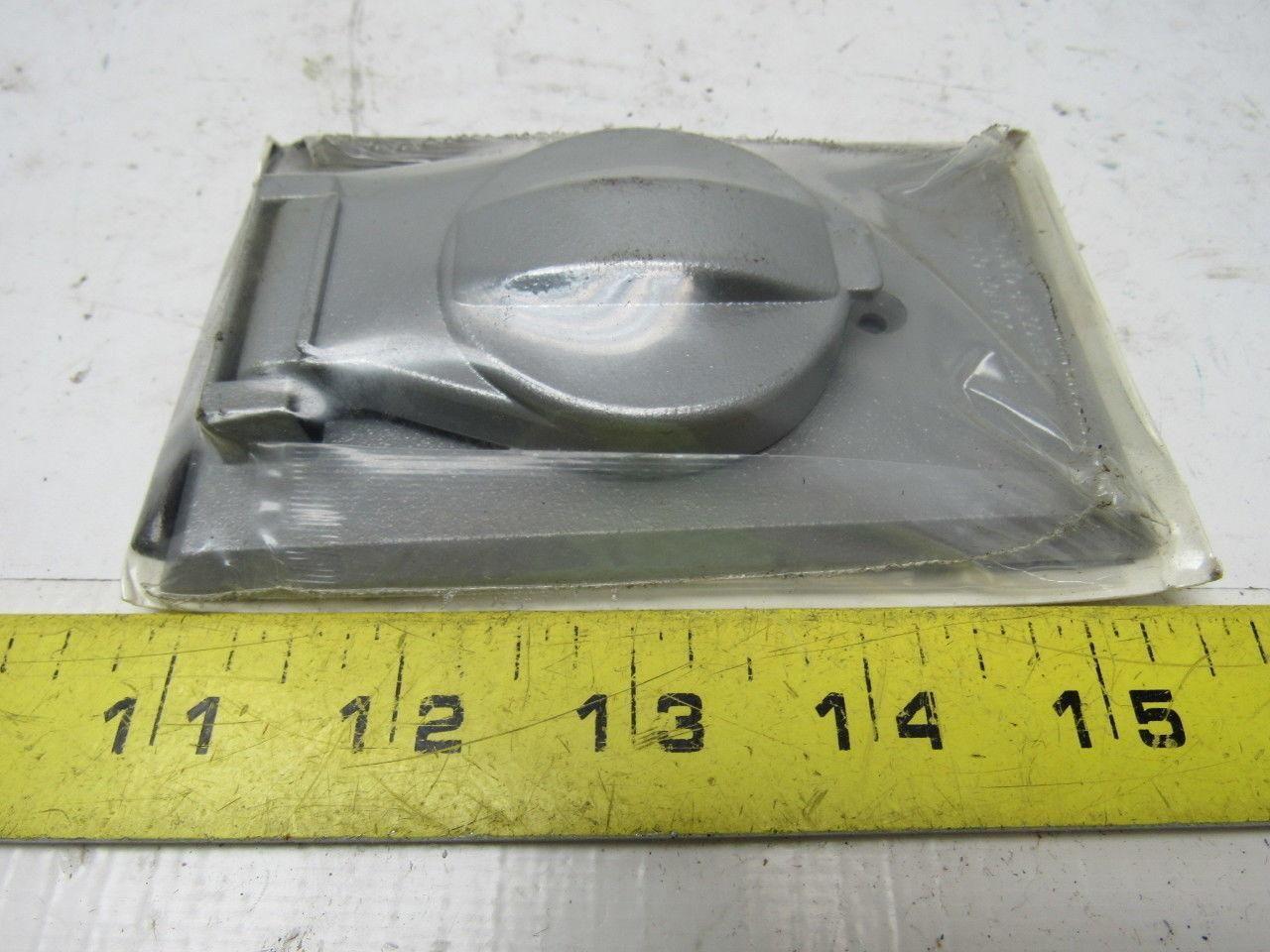 BFW FC-71V Single Receptacle/Switch Cover Plate Grey Lot of 6