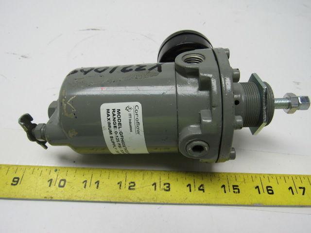 ITT Conoflow GFH60XTKEX3G Pneumatic Regulator 0-125PSI W/USG 160PSI Gauge
