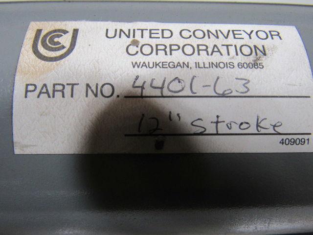 United Conveyor 4401-63 3"x12" Pneumatic Air Cylinder Actuator