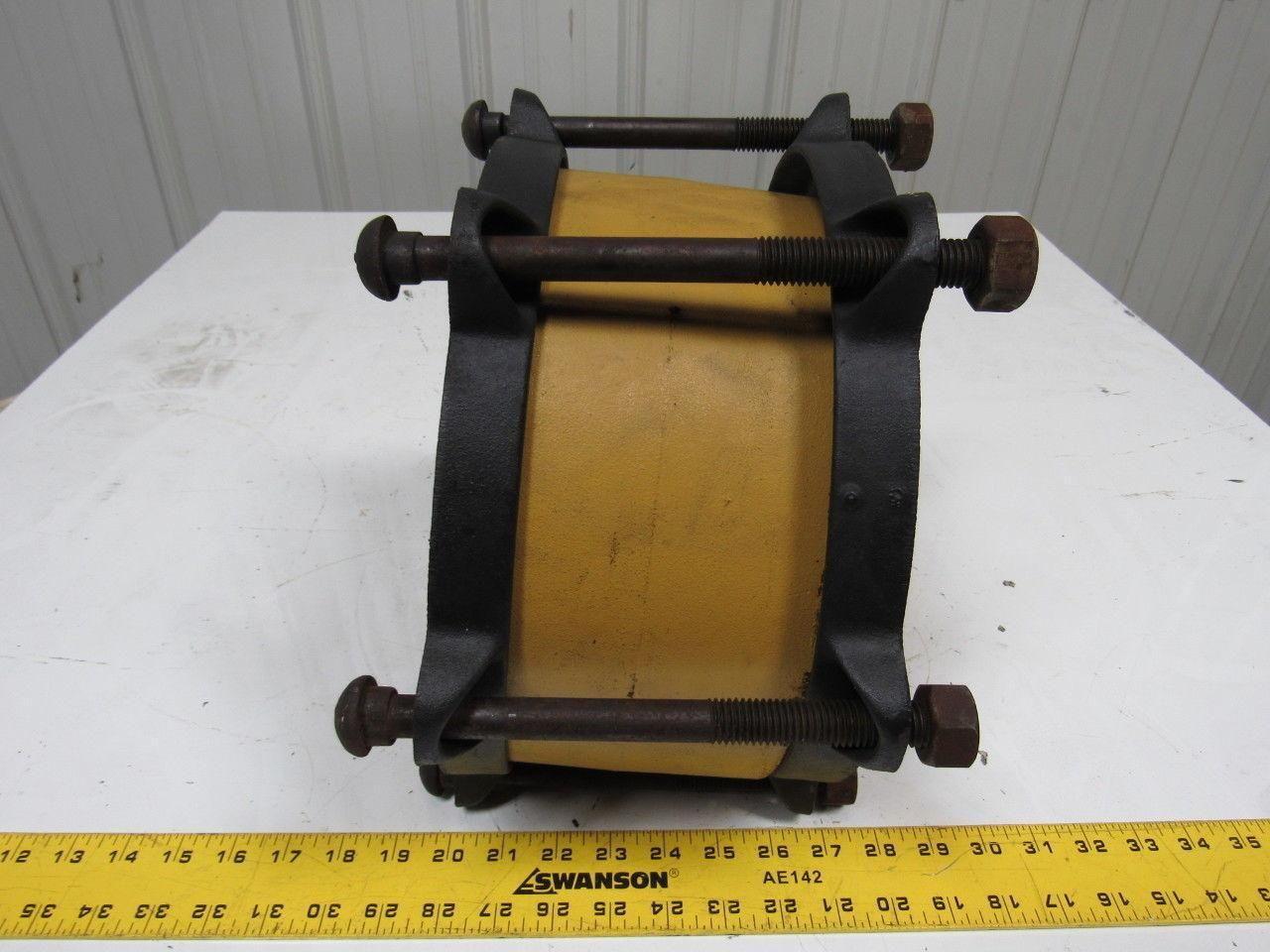 ROMAC 8" 501 x 5" Ductile Iron Coupling / 1 Bolt Missing / No Gaskets