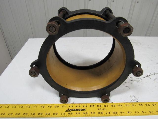 ROMAC 8" 501 x 5" Ductile Iron Coupling / 1 Bolt Missing / No Gaskets