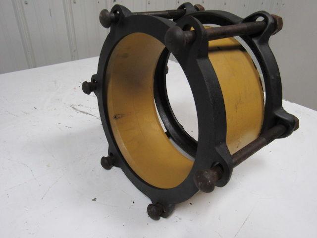 ROMAC 8" 501 x 5" Ductile Iron Coupling / 1 Bolt Missing / No Gaskets