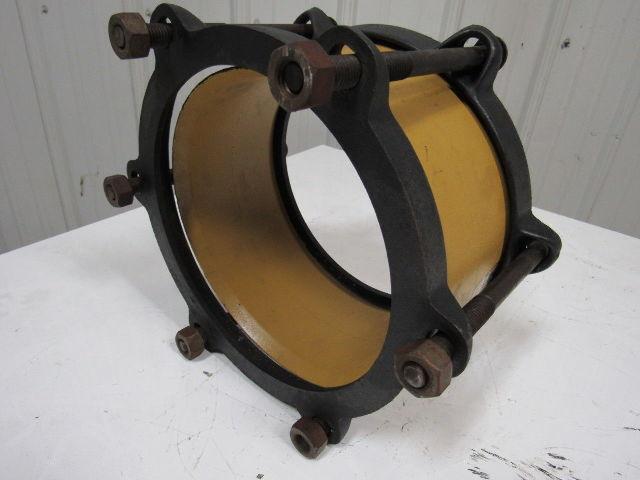 ROMAC 8" 501 x 5" Ductile Iron Coupling / 1 Bolt Missing / No Gaskets