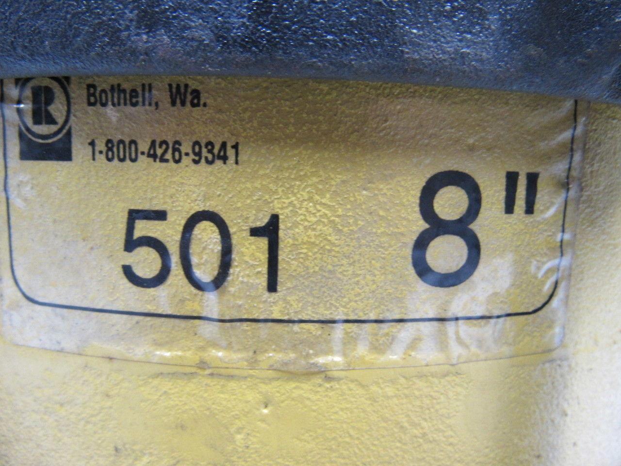 ROMAC 8" 501 x 5" Ductile Iron Coupling / 1 Bolt Missing / No Gaskets