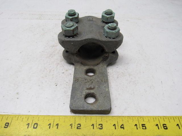 UA-25-2 IPS Straight Bolt Cable To Flat Bronze 1-1/4" Terminal Lug Tap