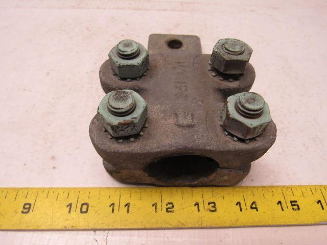 UA-25-2 IPS Straight Bolt Cable To Flat Bronze 1-1/4" Terminal Lug Tap