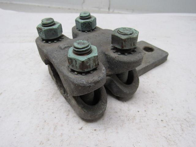 UA-25-2 IPS Straight Bolt Cable To Flat Bronze 1-1/4" Terminal Lug Tap