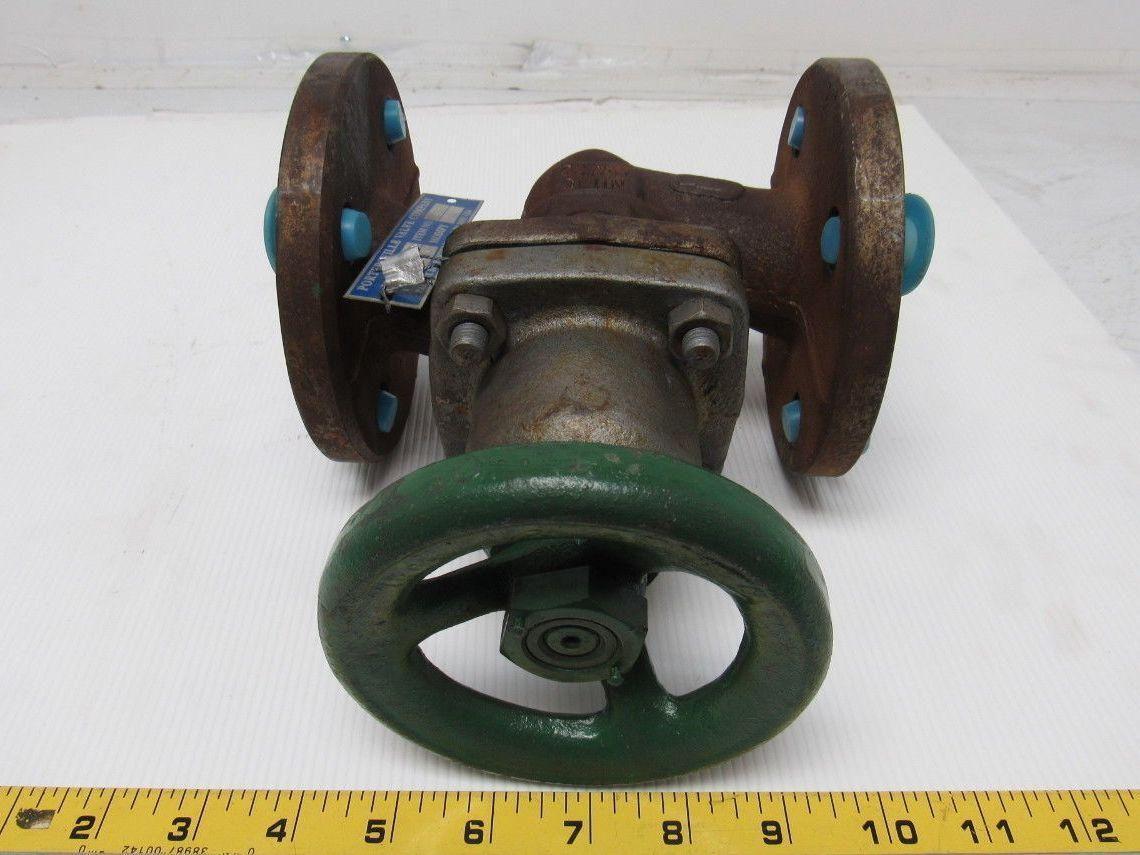 1-1/4" Flanged Shut Off Cast Steel Globe Valve