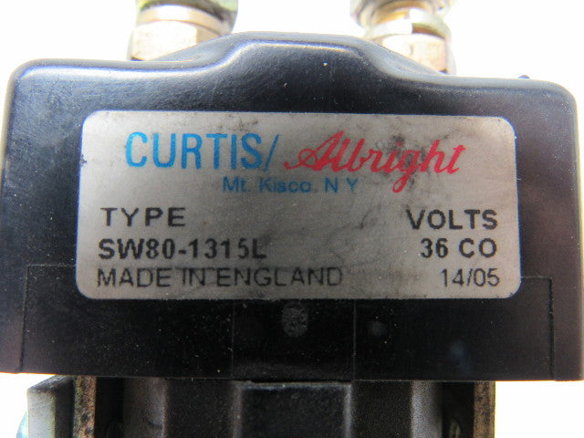 SW80-1315L Curtis Albright 36VDC Coil Contactor