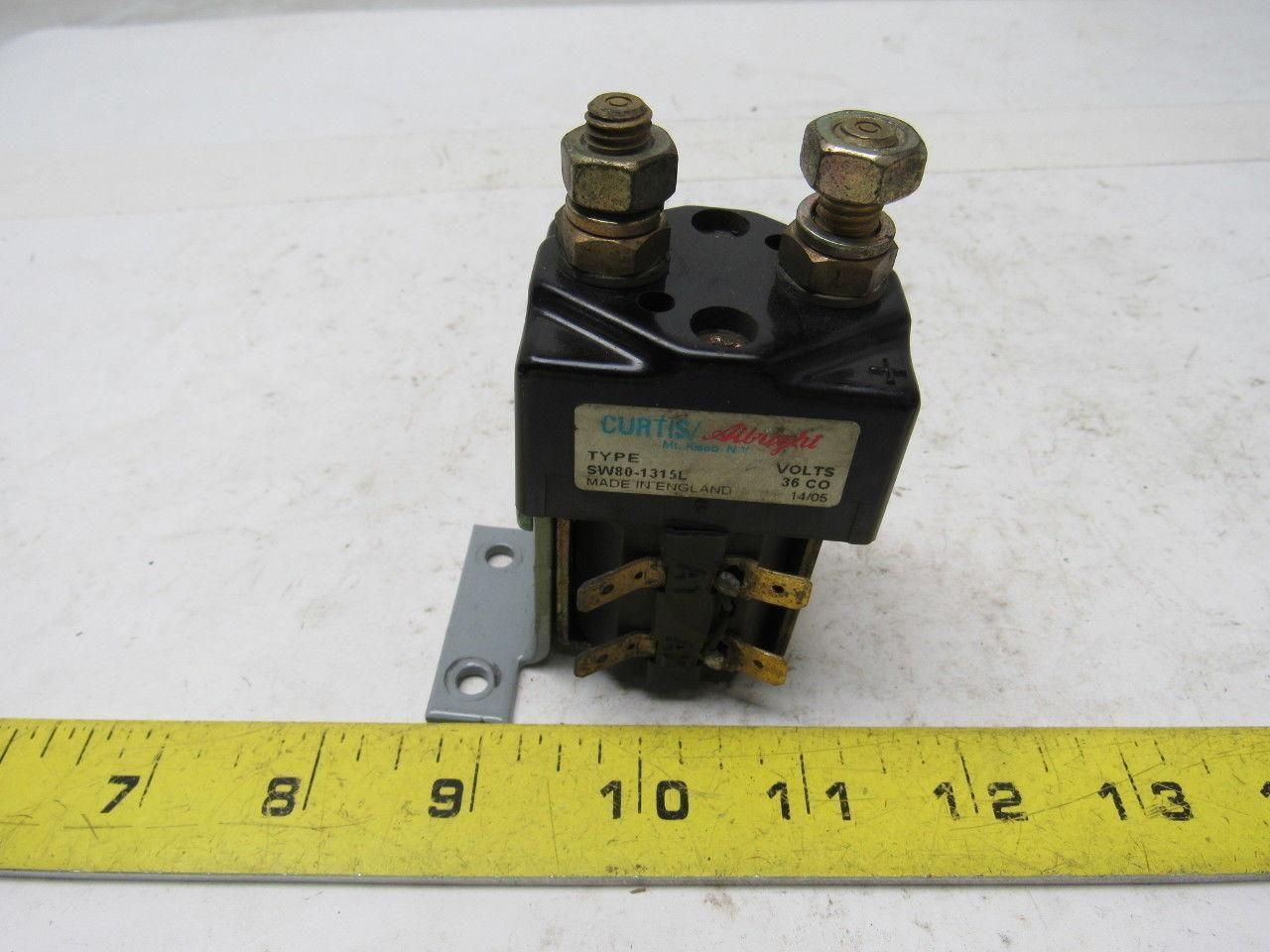 SW80-1315L Curtis Albright 36VDC Coil Contactor