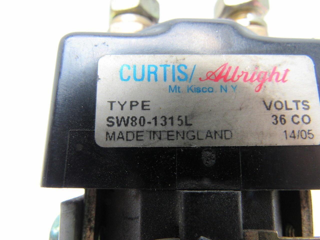 SW80-1315L Curtis Albright 36VDC Coil Contactor