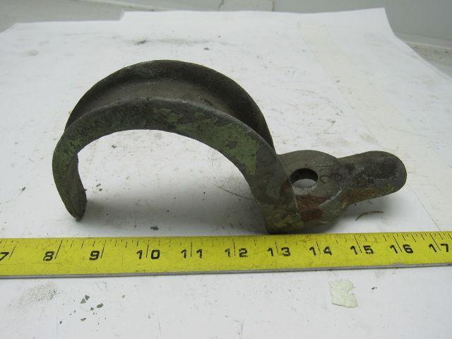 Elcor 3-1/2" Malleable Iron One Hole Conduit Strap Lot of 11
