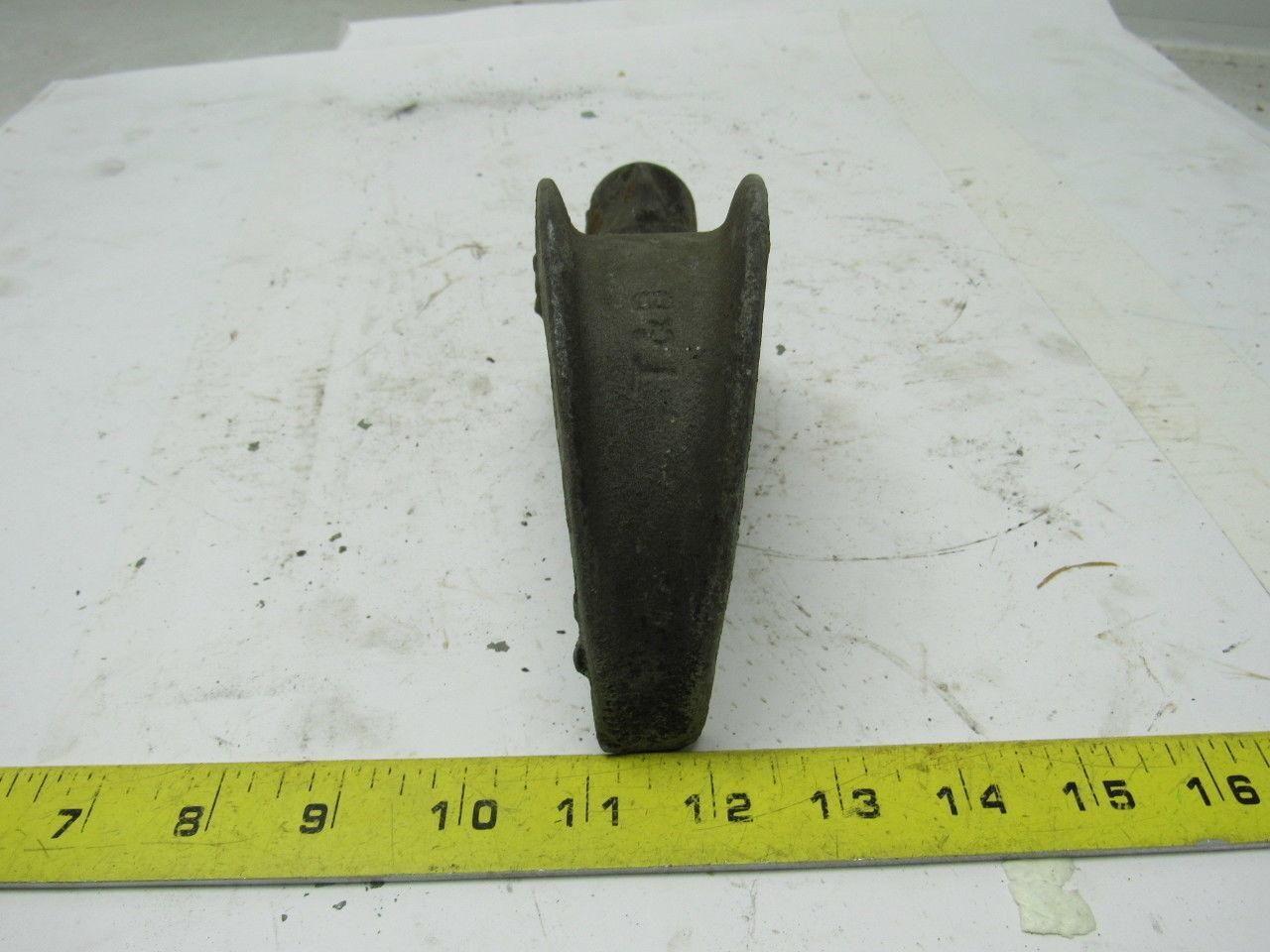 Elcor 3-1/2" Malleable Iron One Hole Conduit Strap Lot of 11