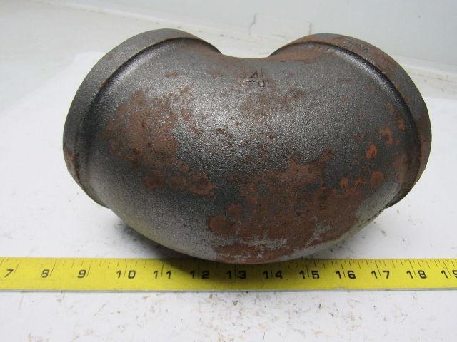 Grainger International 2WJ99A 4" Black Pipe Steel 90° Elbow